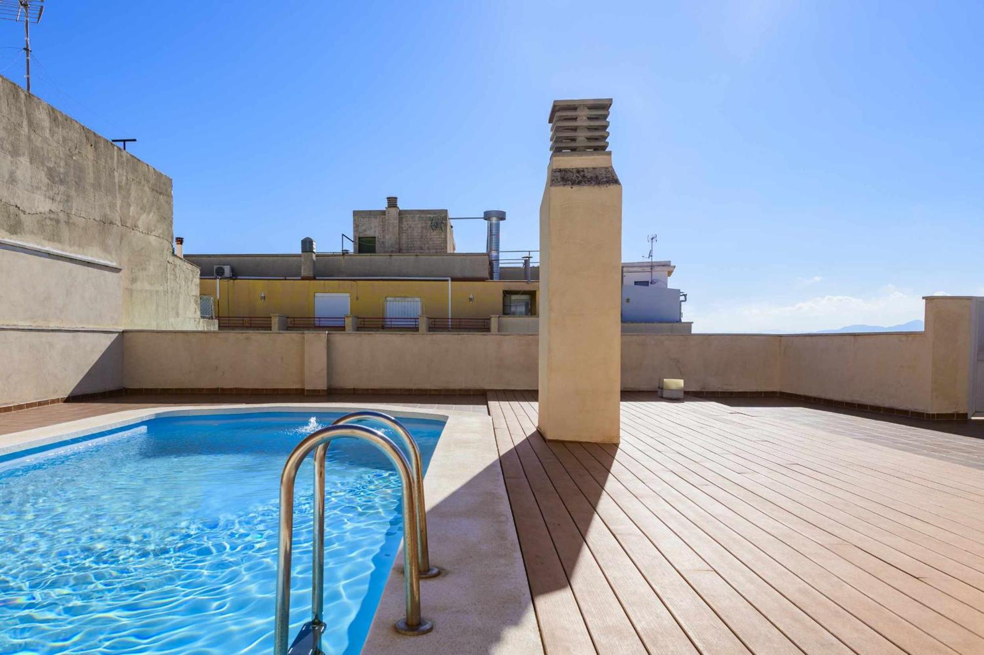 Apart Port Arenal Con Terraza Y Piscina บูร์เรียนา ภายนอก รูปภาพ