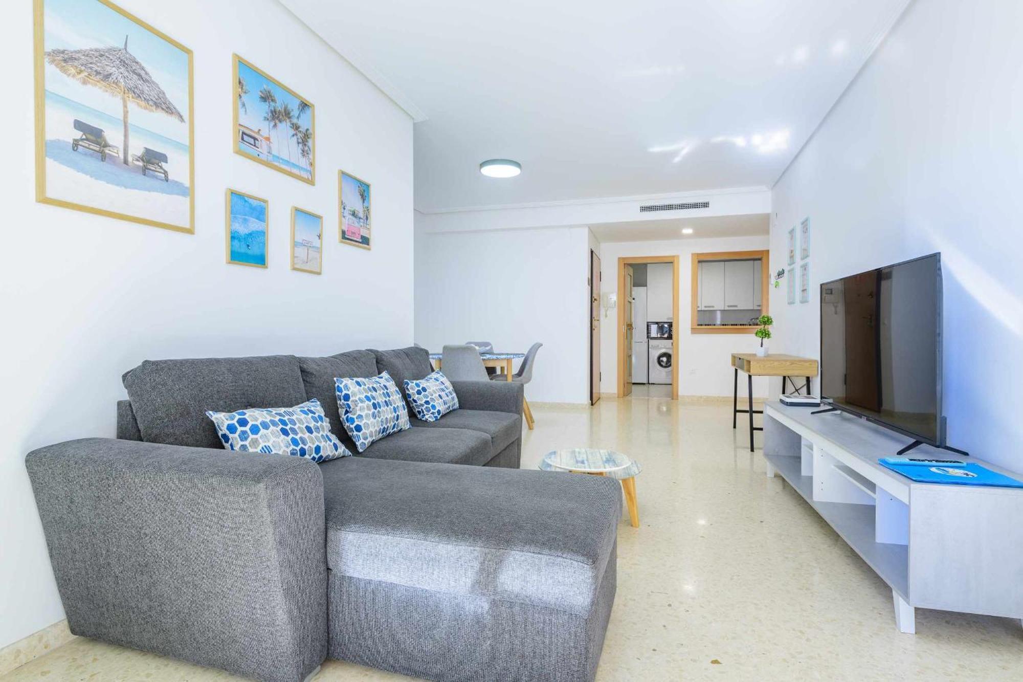 Apart Port Arenal Con Terraza Y Piscina บูร์เรียนา ภายนอก รูปภาพ